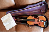 Frank's Violin, along with Appraisal from "Carlos Arcieri, Inc" of New York City, December 20,2001